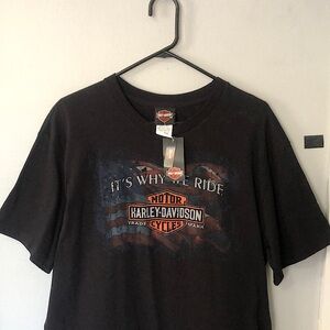 New: Large Black T-Shirt Heritage Harley-Davidson from Lisle, Illinois.